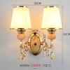 Lámpara de pared cálida creativa habitación de bodas dormitorio mesita de noche sala de estar comedor pasillo escaleras lámparas led simples modernas 2024