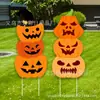 Temática de Fiesta de Atmósfera de Horror de Halloween Nueva Transfronteriza Césped Exterior del Patio Inserto de Calabaza