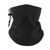 Protetor de pescoço quente de fleece para uso externo no inverno para homens e mulheres, polaina de pescoço de fleece para ciclismo e montanhismo, cobertura de cabeça e máscara facial à prova de vento e frio