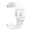 Para Samsung Watch7654 Pulseira de Relógio 20mm Pulseira de Relógio 22mm Pulseira de Silicone com Ponto Ondulado Universal