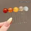 Nuevo peine anti-deslizante estilo coreano con un delicado lazo de mariposa, diseñado para mujeres, creando un peinado alto elegante, y con un elegante pasador lateral y accesorio para el cabello