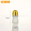 Óleo de Massagem 50ml Frasco com Esfera de Rolagem Grande Vidro Redondo Transparente 30ml Produto para Cuidados com a Pele Cosméticos Medicina Frasco Dispensador com Esfera de Rolagem