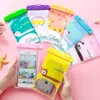 Bolsa Impermeable para Teléfono Móvil Transparente Colorida Animales Dibujos Animados PVC Sello Exterior Venta Buceo Funda Colgante para Teléfono Móvil