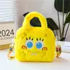 Bolsa de Pelúcia para Mulheres, Bonita e Macia, Pequena Bolsa de Ombro Delicada, Nova Bolsa Transversal Estilo Japonês Preguiçoso 2025