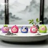 Micro Paisagem Criativa Desenho Animado Doze Signos do Zodíaco Frutas Miniaturas Decorações DIY Acessórios de Saquinho Surpresa Enfeites de Mesa