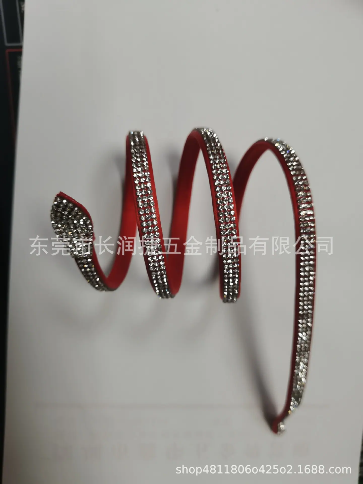 水钻凉鞋弹簧