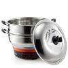 Atacado multicooker elétrico doméstico wok elétrico panela elétrica quente aço inoxidável vaporizador elétrico cabeça de panela grande cooker elétrico panela de cozimento lento elétrica