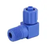 Acero Plástico Conexión Rápida Tuerca de Bloqueo Azul Conector de Bloqueo para Manguera de Aire POM Resistente a la Corrosión Blanco PP Conector de Plástico Resistente a Ácidos y Álcalis