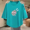 Nueva Camiseta Casual Sencilla, Versátil y de Moda, Corte Ajustado, Manga Tres Cuartos, para Mujer, Primavera/Verano 2026