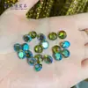 0.9~10mm color AB circonita redonda gema mágica accesorios sueltos circonita cúbica sintética AAA colorida joyería DIY