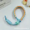 Lanyard Tejido Popular Europeo Transfronterizo Ajustable para Teléfono Estilo Ins Simple Pulsera Corta Gruesa Antiperdida