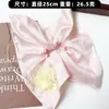 Lenço Quadrado de Camélia Aiyou Scrunchie de Quatro Cantos Elegante da Moda Prendedor de Rabo de Cavalo Acessório de Cabelo para Coque