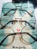 Guzi Estilo Harajuku Monturas de Gafas Redondas Retro de Moda Completamente Metálicas para Hombres y Mujeres, Monturas Ligeras, Espejos Decorativos