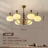 EYPHI/ Yi Fei Chandeliers de cobre macizo con madera de nogal negro norteamericano para sala de estar, dormitorio, estudio, estilo de mediados de siglo, comedor