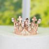 Buquê Coroa Acessórios Metal Coroa de Bolo Ornamentos Ouro Prata Ouro Rosa Três Cores Podem Ser Misturadas e Combinadas Decorações de Diamante