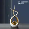 Adornos modernos de cerámica de lujo ligero para sala de estar, recibidor, mueble de TV, escritorio de oficina creativo, mueble de vino, decoraciones para inauguración de casa