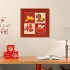 Valoración de una Pintura Decorativa de Caballo Atractor de Fortuna para la Sala de Estar, con Buen Simbolismo de Año Nuevo, que Significa "Hazte Rico Pronto." Pintura para Colgar para Proyecto de Restaurante, Hotel