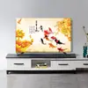 Capa de Tecido para TV LCD 55 polegadas 50 polegadas 65 polegadas Curva Tamanho Grande Elástica Cobertura Completa TV Montada na Parede Capa de Poeira
