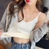 Nova regata interna térmica para mulheres, forrada com fleece, espessa, à prova de frio para outono e inverno, cor sólida, doce, apimentada, todas as combinações, roupa íntima básica para mulheres