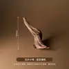 Accesorios de fotografía de joyería de madera natural, adornos decorativos de madera de estilo chino vintage para sesión de fotos de pulseras de jade