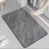 Tapete Absorbente Transfronterizo Baño Tierra de Diatomeas Cojín Suave Tapete de Puerta de Cocina Tapete Antideslizante para Pies de Baño Alfombra de Inodoro