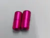Hebillas de zapato coloridas de aluminio anodizado, sin cordones, hebillas de cordón fáciles de usar para zapatillas, hebillas de perilla de metal estilo dopamina