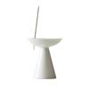 Incensário de Pé de Porcelana Branca e Tiande Linha Cerâmica Estilo Song Porta-Incensos para Sala de Chá Fornalha Antiga de Sândalo Fornalha de Aromaterapia Zen