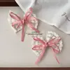 Pasador de Pelo con Lazo de Encaje de Cinta Larga, Accesorio para el Cabello de Pinza Lateral Fresco y Dulce para Niñas