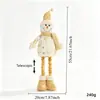 Tejido de Punto Elástico Hombres Niñas Muñecas Figuras Navidad Escena Nórdica Año Nuevo Decoración Adornos Transfronterizo