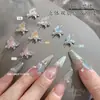 Acessórios de Arte para Unhas Zircônia Qiansi Mengdie Nova Luxo Alta Qualidade Asa de Borboleta 3D de Duas Asas Pedras Strass para Decoração de Unhas