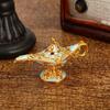 Lámpara mágica de Aladino de estilo clásico y de lujo, elegante decoración con patrón retro europeo, lámpara de los deseos, decoración de dormitorio, artesanías