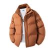 Traje informal de dos piezas con cuello falso para hombre, nuevo estilo de invierno 2024, de algodón grueso para hombre y mujer, con cuello cálido.