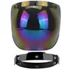 Óculos à Prova de Vento com Lentes Bolha, Óculos de Sol Transparentes Meio Capacete, Óculos à Prova de Vento, 4 Capacetes, Capacete Bobo Retro Universal 3