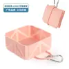 Comedero plegable para perro, comedero portátil para perros para uso en exteriores, bebedero para exteriores, comedero de silicona para perros
