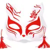 Máscara de Zorro Pluma Luminosa Media Cara Cara de Gato para Hombres, Mujeres, Niños Fiesta Baile Halloween Suministros para Actuación Metabo