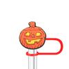 Sombrero de paja de Halloween transfronterizo, tapón antipolvo de paja, decoración para vaso de agua infantil estadounidense, bolsa de regalo portátil a prueba de polvo para animales pequeños.