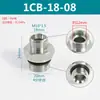 Adaptador hidráulico acero 45# Yonghua cono de 24 grados férula sello ED fitting para manguera 1CB 1CM 1DB 1DM