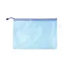 Bolsa de Archivo Engrosada, Bolsa Transparente de Malla con Cremallera, Bolsa de Almacenamiento de Papeles de Examen A4 de Gran Capacidad, Portaboletos, Papelería para Estudiantes, Impermeable