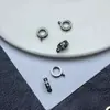 Hebilla Individual Colgante Zirconia que Conserva el Color Incrustada Cuentas de Micro Diamante Pulsera de Cristal Hecha a Mano Pulsera Accesorios de Joyería DIY