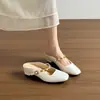 Versión de Piel de Oveja Zapatos Planos para Mujer Mary Jane Zapatos de Ballet con Hebilla de Una Correa y Aumento Oculto de Altura 4cm