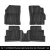Adequado para 11-23 Tapetes de Chão para Carro Mitsubishi Mirage Phantom, Tapetes de Chão Totalmente Ecológicos de TPE, Tapetes de Porta-Malas Transfronteiriços