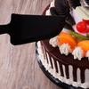 Cubiertos de Plástico, Cuchillo para Pan Desechable, Empaquetado Individualmente, Dentado, Cuchillo para Pastel Negro Mate, Cuchillo para Postre