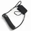 Cuerda Táctica de Resorte para Pistola de Aire Libre Llavero Anti-pérdida Cordón Cordón Ventilador Militar Elástico Cordón Multifuncional Cuerda para Pistola Cable de Resorte