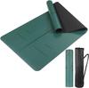 Tapete de Yoga de Caucho Natural y PU Engrosado y Ensanchado Antideslizante por Ambos Lados Tapete de Entrenamiento Físico para Hombres y Mujeres Tapete de Baile Tapete Amortiguador