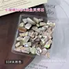 Pedaços Coloridos de Concha de Abalone Natural Decorações para Unhas Concha Triturada Iridescente Irregular Materiais DIY Acessórios para Unhas