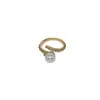 Exquisito Anillo de Perla Brillante Estilo Francés, Moderno y Versátil, Diseño de Nicho con un Toque de Lujo, Elegante Anillo de Perla Brillante