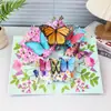 Día del Maestro Mariposa Bronceada Sentido Avanzado Tarjeta de Felicitación Estéreo Tallado en Papel Tarjeta de Mensaje de Bendición Creativa Regalo Amazon Venta al por Mayor