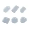 Pingente DIY Coração de Papoula Coração Redondo Oval Quadrado Etiqueta de Espécime Etiqueta para Pendurar Molde de Silicone de Resina