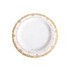 Plato de plástico desechable de grado alimenticio de 7.5 pulgadas 19cm 10.25 pulgadas 26cm fiesta europea y americana Amazon hot