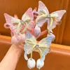 Novo Estilo Cabelo Infantil Super Fada Tulipa Borboleta Grampo de Cabelo Presilha de Rabo de Cavalo na Nuca Menina Princesa Acessórios de Cabelo Moderno
